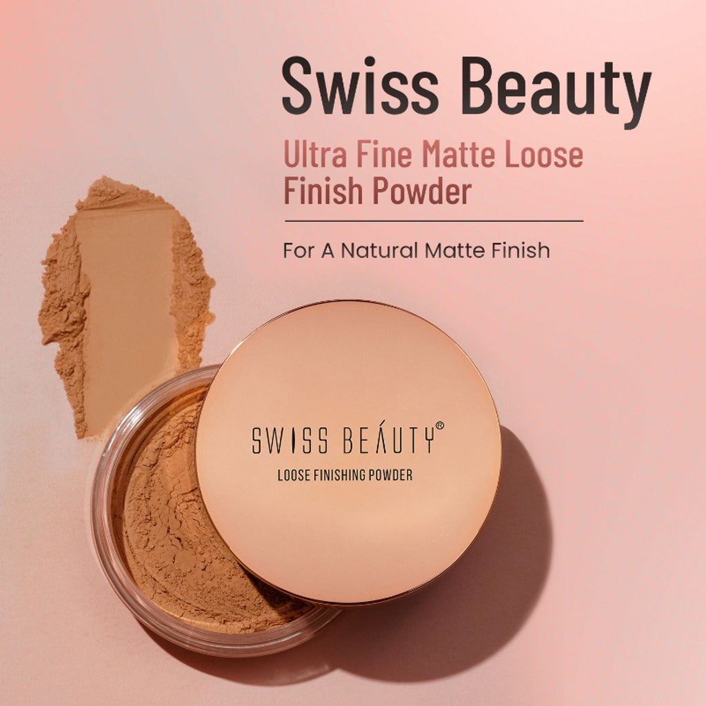 Swiss Beauty Ultra Fine Matte Loose Finish Powder - 06 Transparent | Grocsy