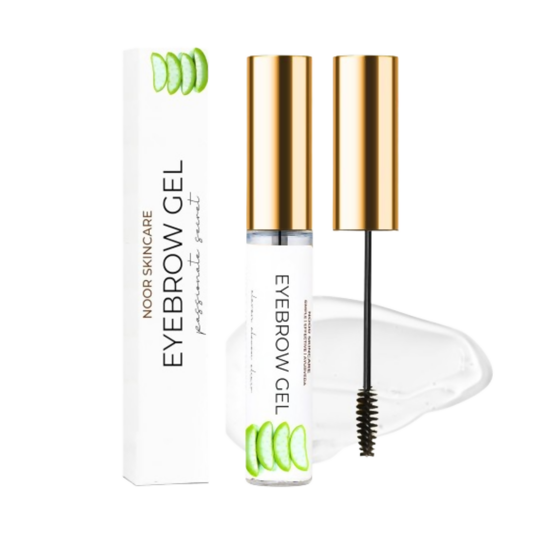 Noor Skincare Clear Eyebrow Gel With Brush | Grocsy