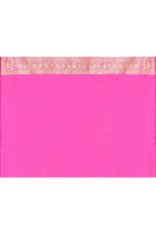 Joban Fashion Pink Soft Pure Handloom Banarasi Silk Saree | Grocsy
