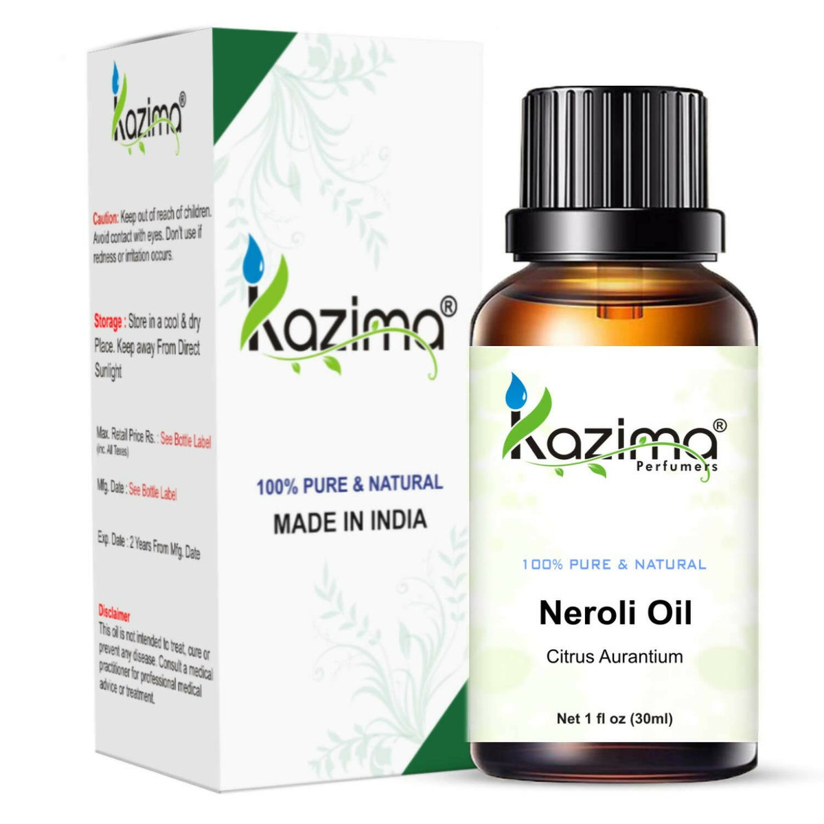 Kazima Neroli Essential Oil for Skin & Hair Care | Grocsy