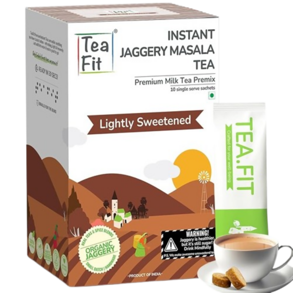 TeaFit Instant Jaggery Masala Tea Premix | Grocsy