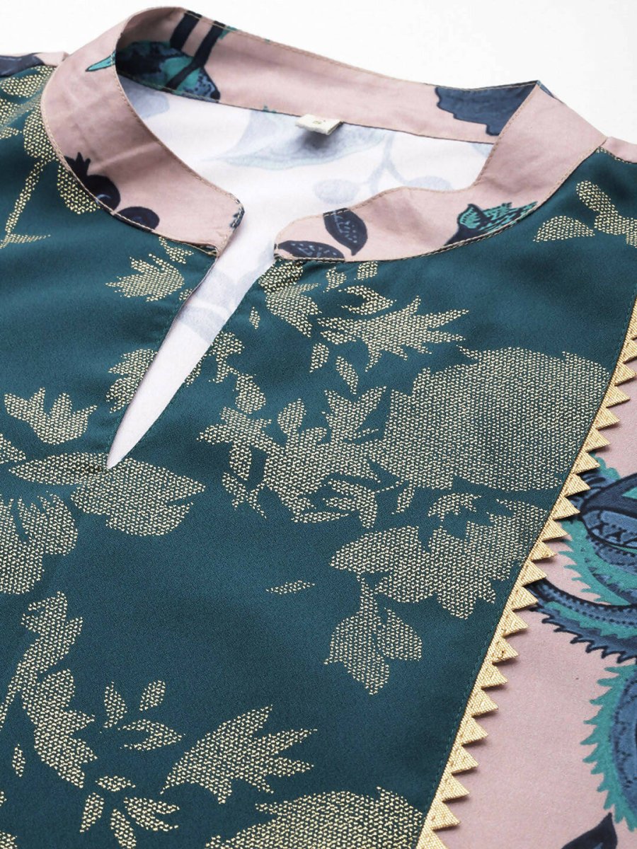 Ahalyaa Women's Traditional Wear Co-ods - Tan | Grocsy