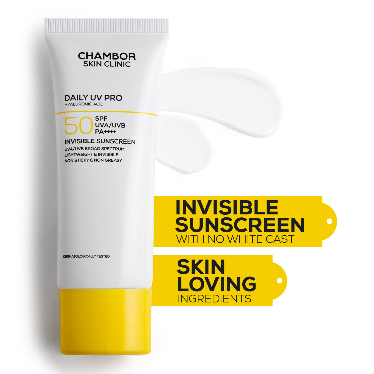 Chambor Skin Clinic Daily UV Pro Invisible Sunscreen SPF 50 PA++++ | Grocsy