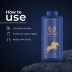 Denver Goal Scented Talcum Powder For Men | Grocsy