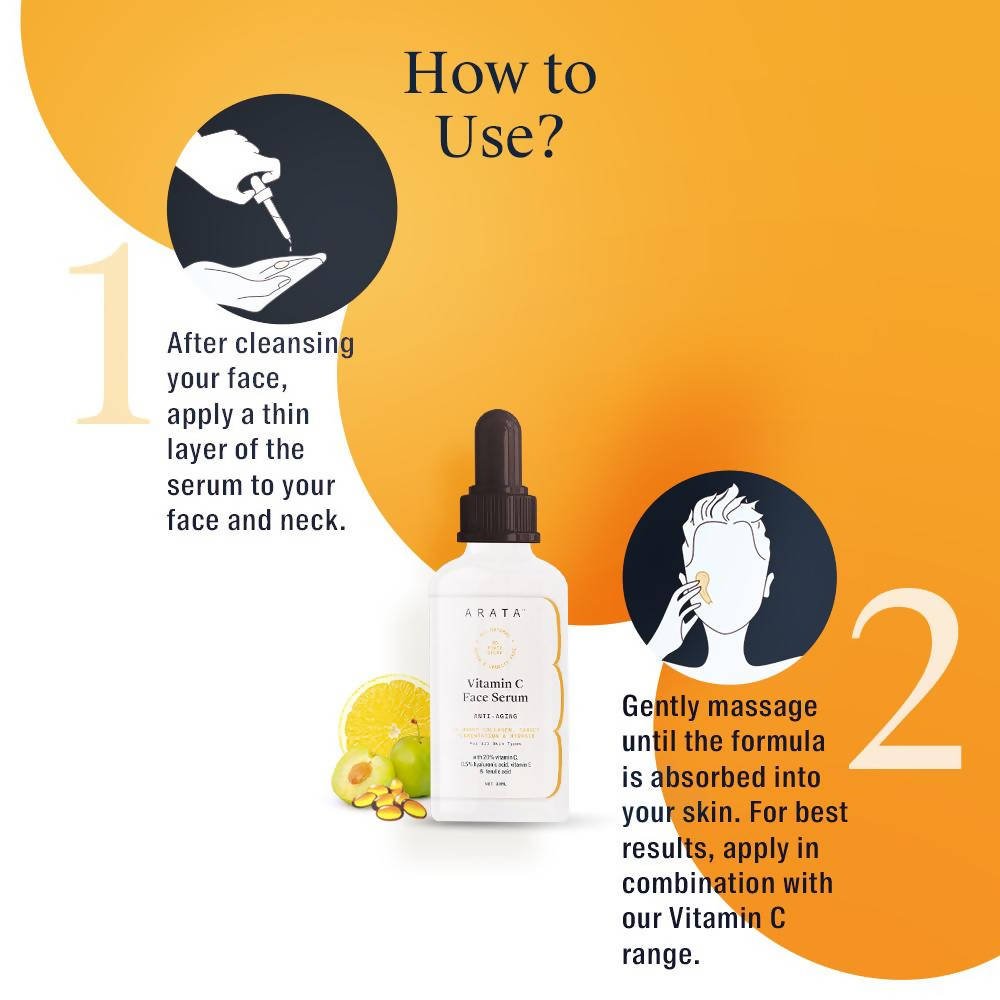 Arata Vitamin C Face Serum | Grocsy