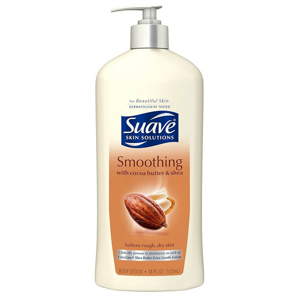 Suave Smoothing Body Lotion with Cocoa & Shea Butter | Grocsy