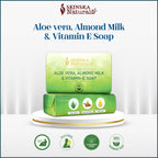 Skinska Natural Aloe Vera Vitamin E & Almond Milk Soap | Grocsy