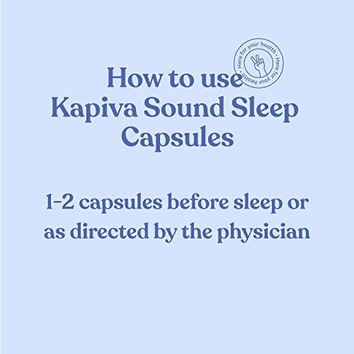 Kapiva Ayurveda Sound Sleep Capsules | Grocsy