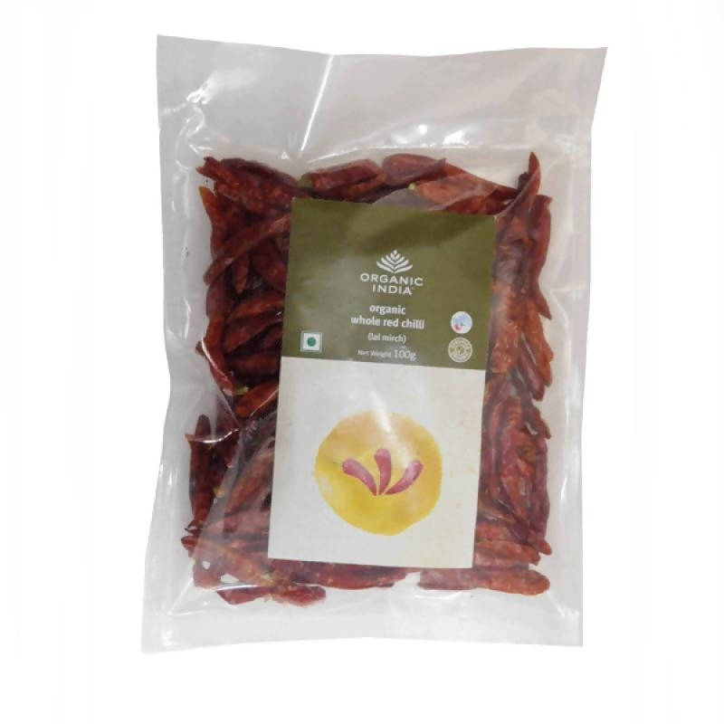 Organic India Organic Whole Red Chilli | Grocsy
