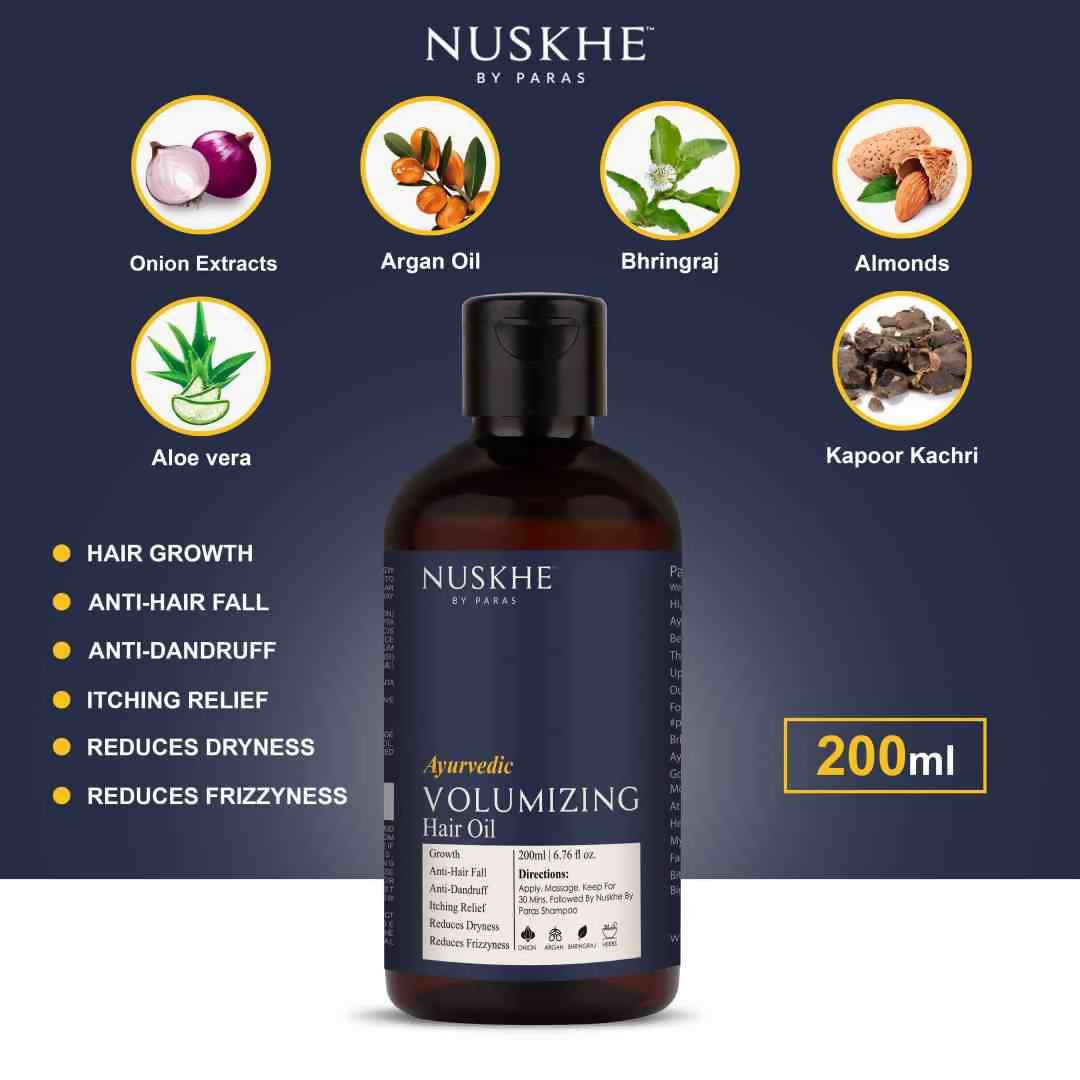 Nuskhe By Paras Ayurvedic Volumizing Hair Oil | Grocsy
