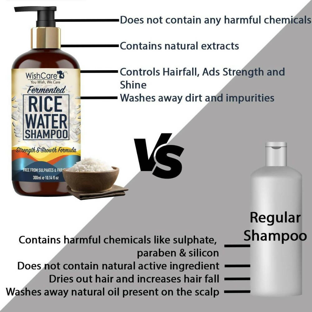 Wishcare Fermented Rice Water Shampoo | Grocsy