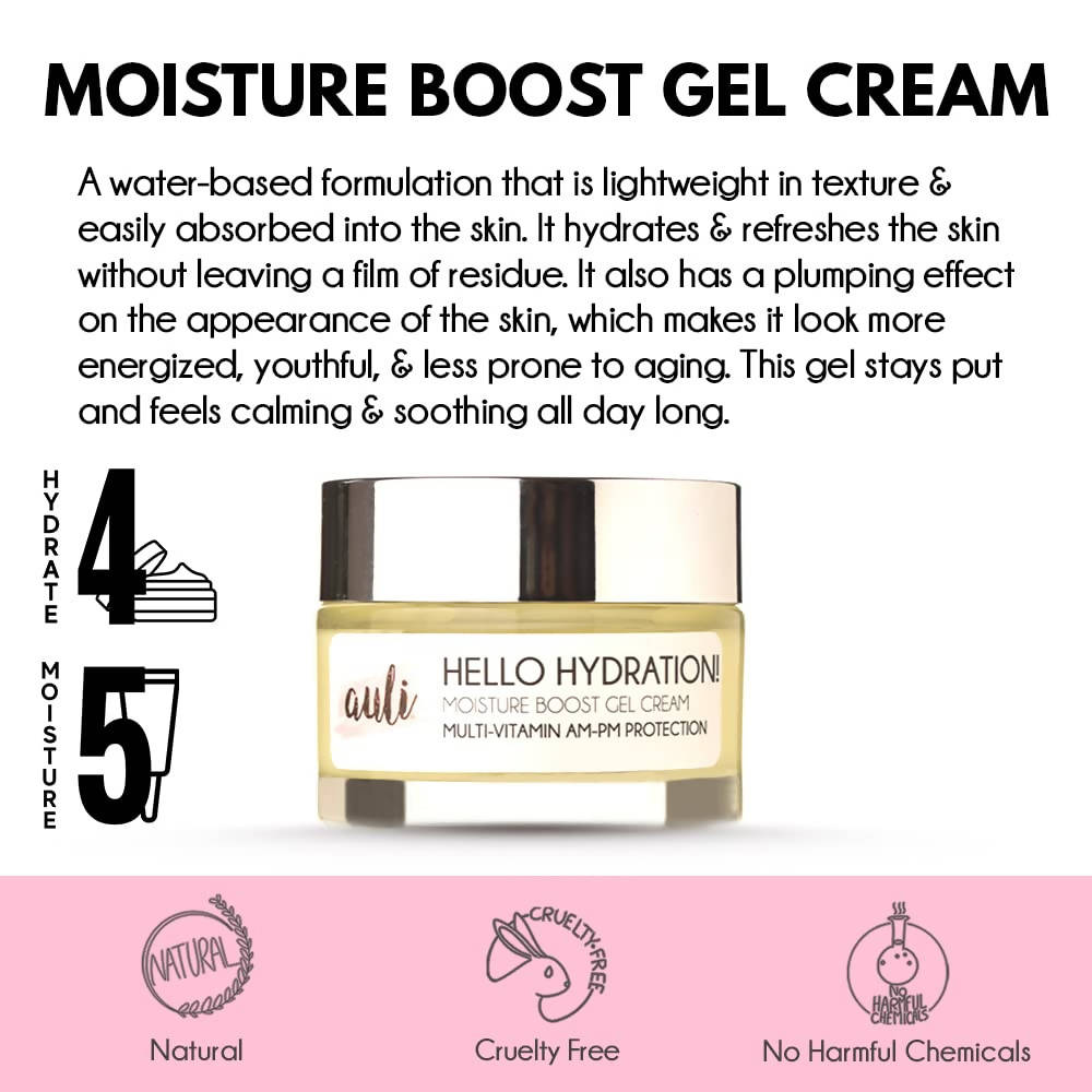 Auli Hello Hydration Moisture Boost Gel Face Cream | Grocsy