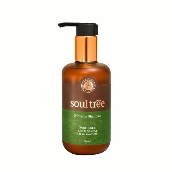 SoulTree Hibiscus Shampoo With Honey And Aloe Vera | Grocsy