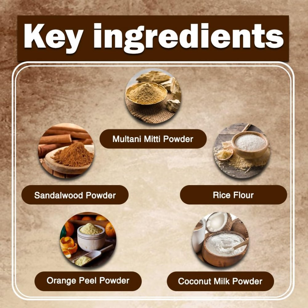VedicAyurveda Herbal Wax Powder - Sandalwood | Grocsy