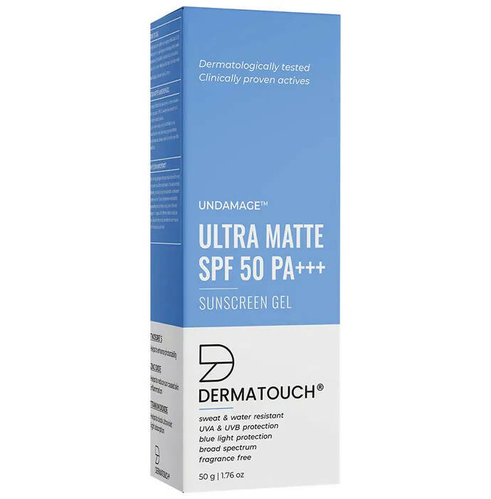 Dermatouch Ultra Matte Sunscreen Gel SPF 50 PA+++ | Grocsy