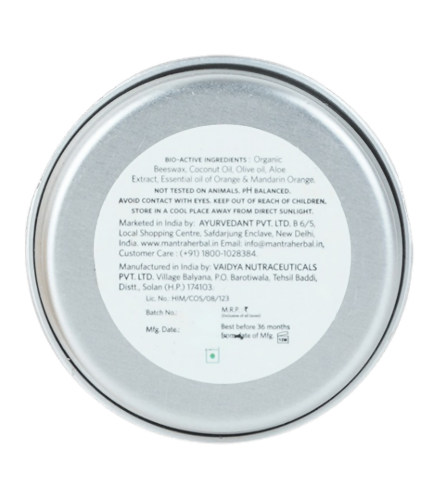 Mantra Herbal Intense Relief Lip Balm Mandarin Orange & Olive | Grocsy