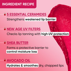 Dot & Key Barrier Repair Hydrating Lip Balm SPF 50 With Ceramides & Peptides Cherry Crimson | Grocsy