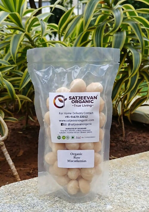 Satjeevan Organic Raw Macadamias | Grocsy