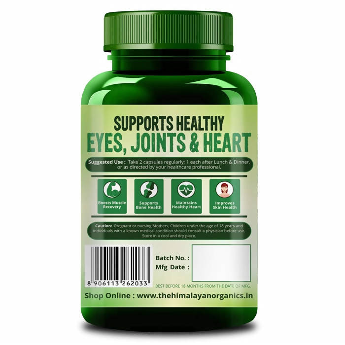 Himalayan Organics Vegan Omega 3 Vegetarian Capsules | Grocsy