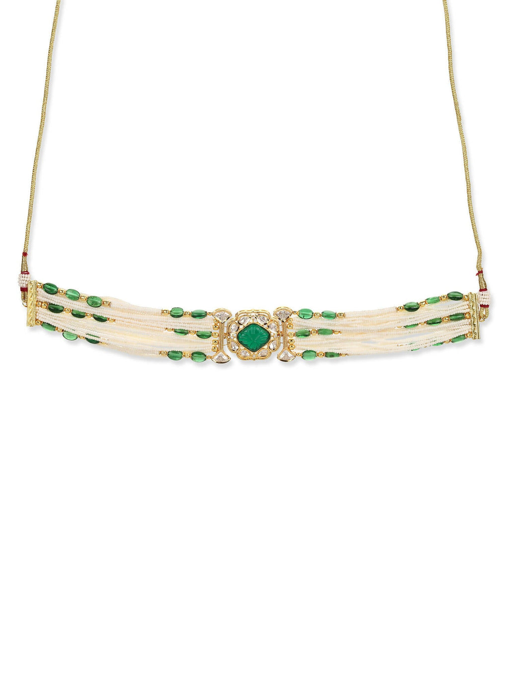 Women's Gold-Polished Necklace - Ruby Raang | Grocsy