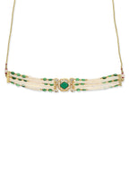 Women's Gold-Polished Necklace - Ruby Raang | Grocsy