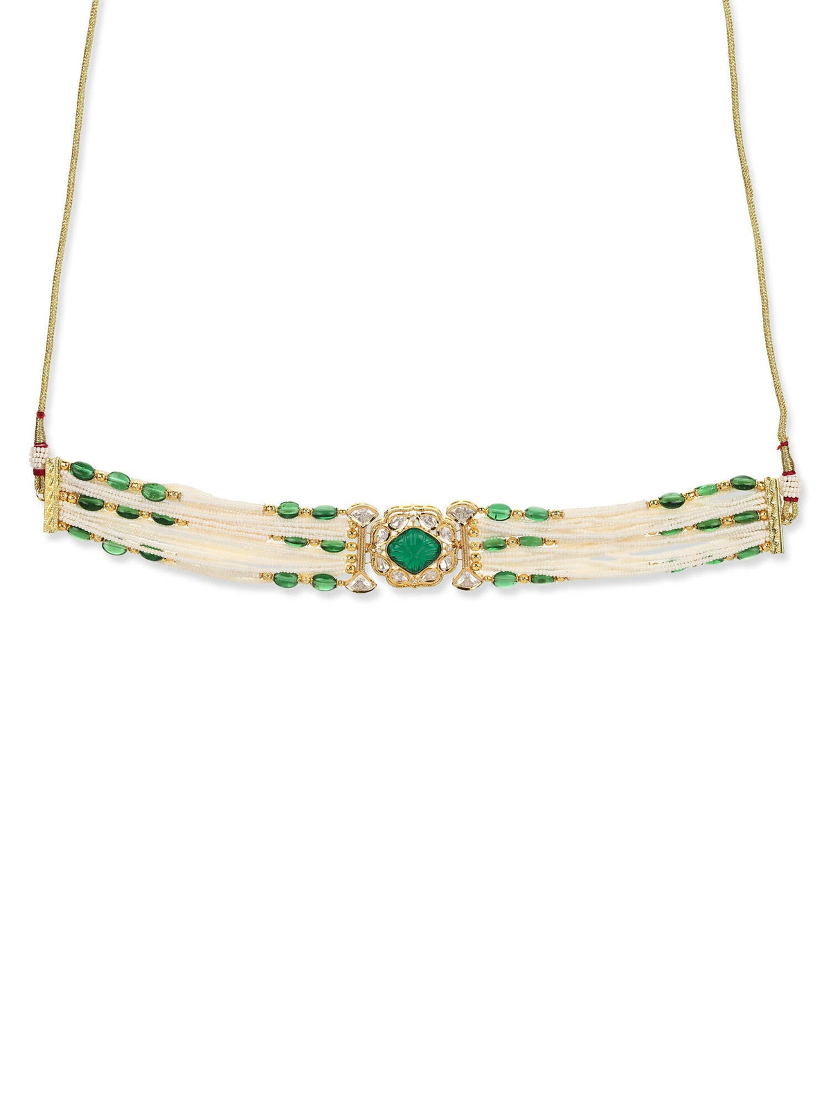 Women's Gold-Polished Necklace - Ruby Raang | Grocsy