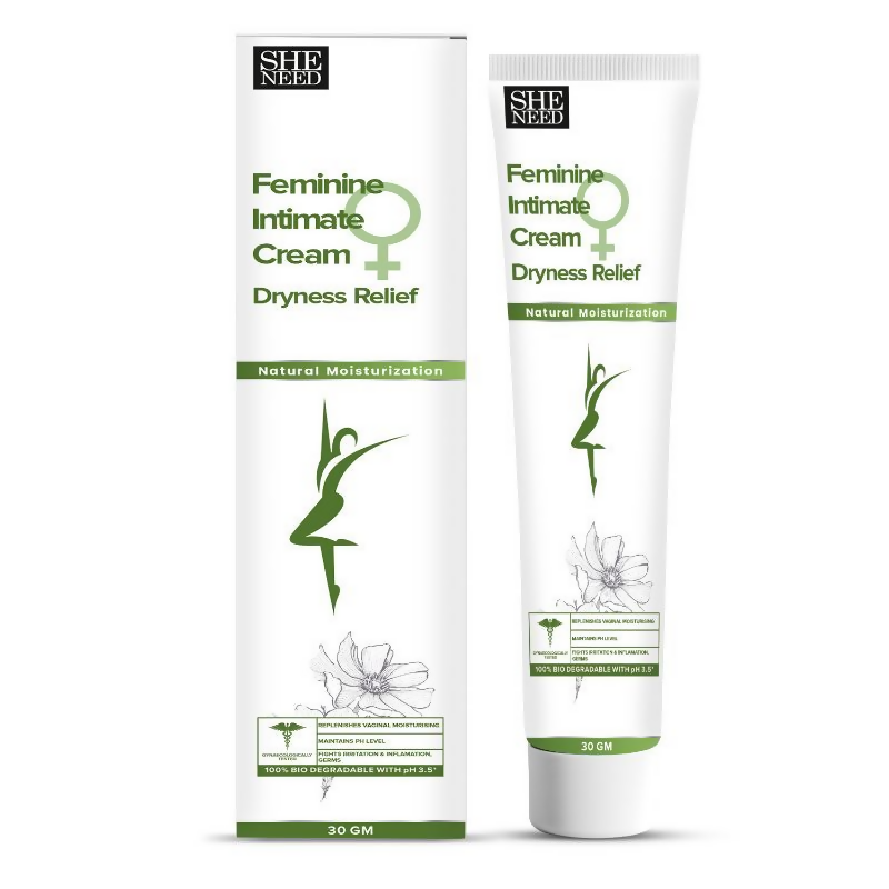 SheNeed Feminine Intimate Cream Dryness Relief | Grocsy