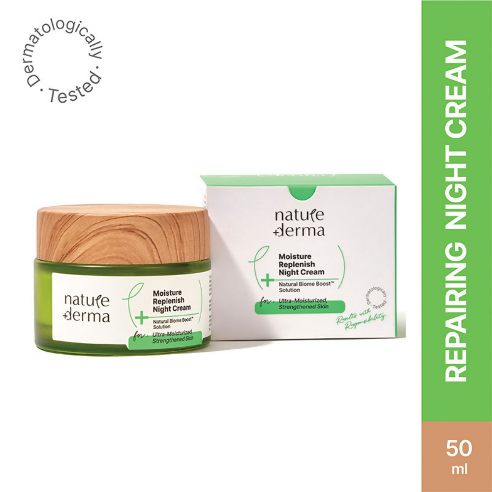 Nature Derma Moisture Replenish Night Cream | Grocsy