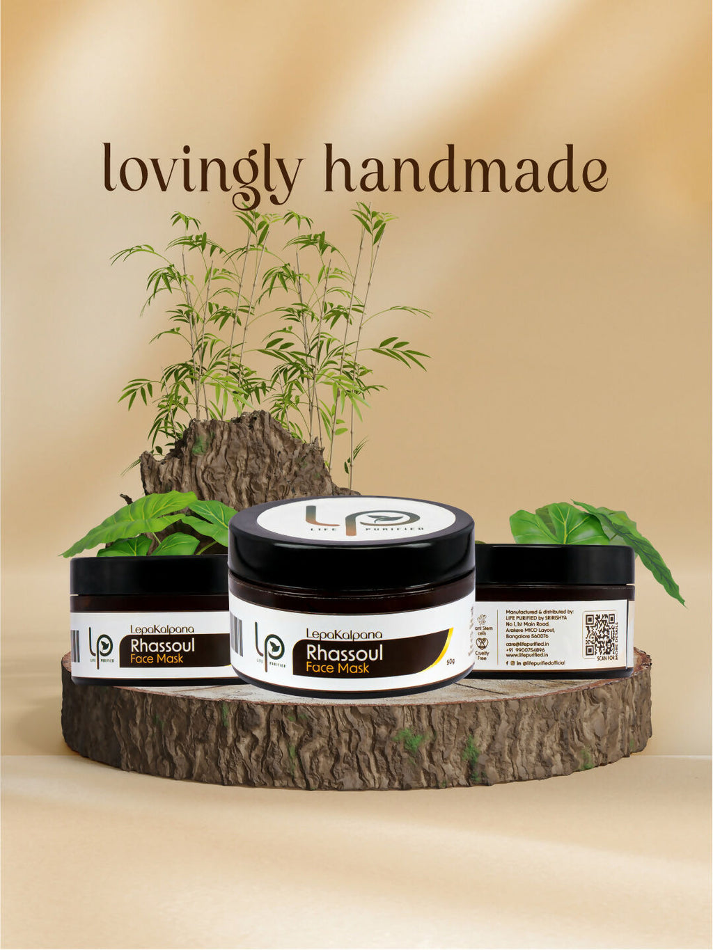Life Purified Lepakalpana Rhassoul Face Mask | Grocsy