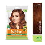 Nisha Creme Hair Color for Women - Golden Brown | Grocsy