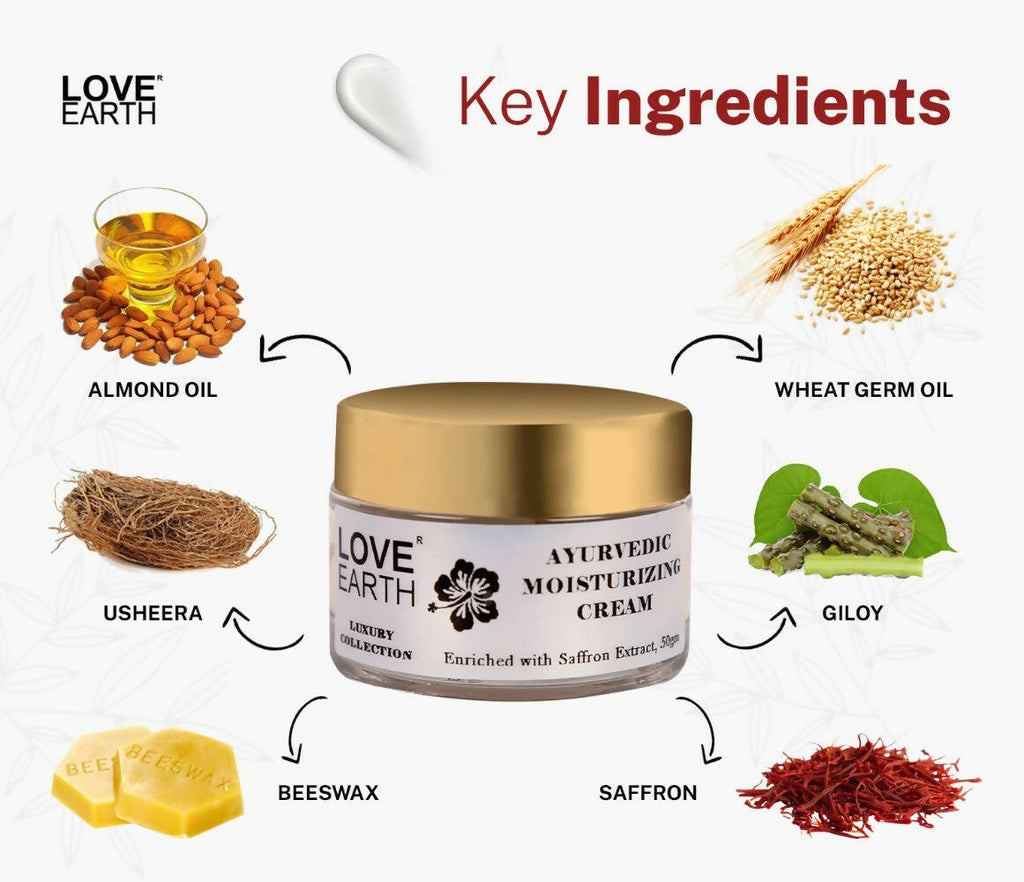 Love Earth Ayurvedic Moisturizing Cream | Grocsy