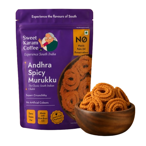 Sweet Karam Coffee Andhra Spicy Murukku | Grocsy