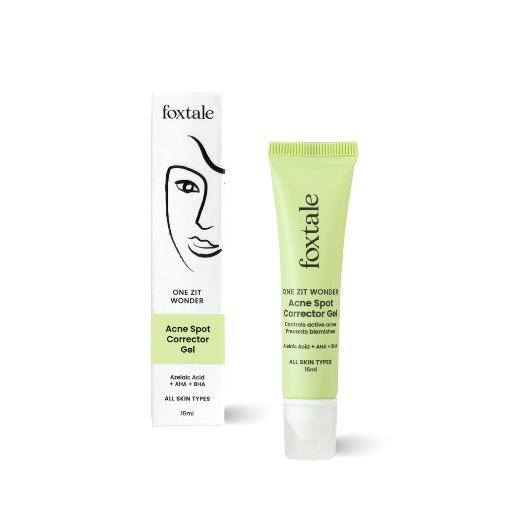 Foxtale Acne Spot Corrector Gel - Reduces Pimples Overnight and Prevents Acne Scars | Grocsy
