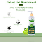 VI-JOHN Prakritik Amla & Bhringraj Shampoo For Strengthening, Made With 100% Natural Bio Actives | Grocsy