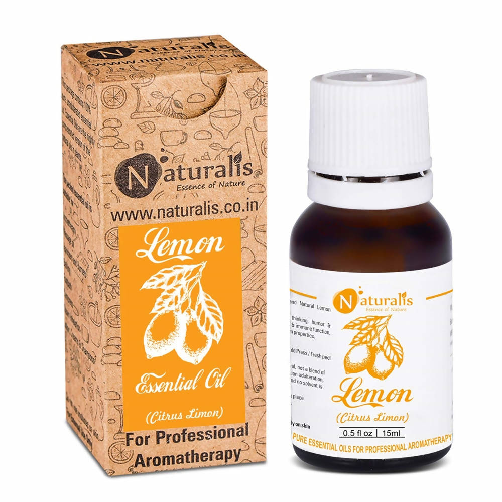 Naturalis Essence Of Nature Cold Pressed Lemon Essential Oil | Grocsy