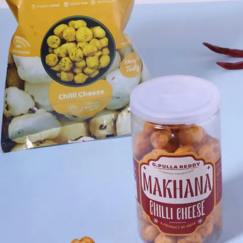 Pulla Reddy Chilli Cheese Makhana | Grocsy