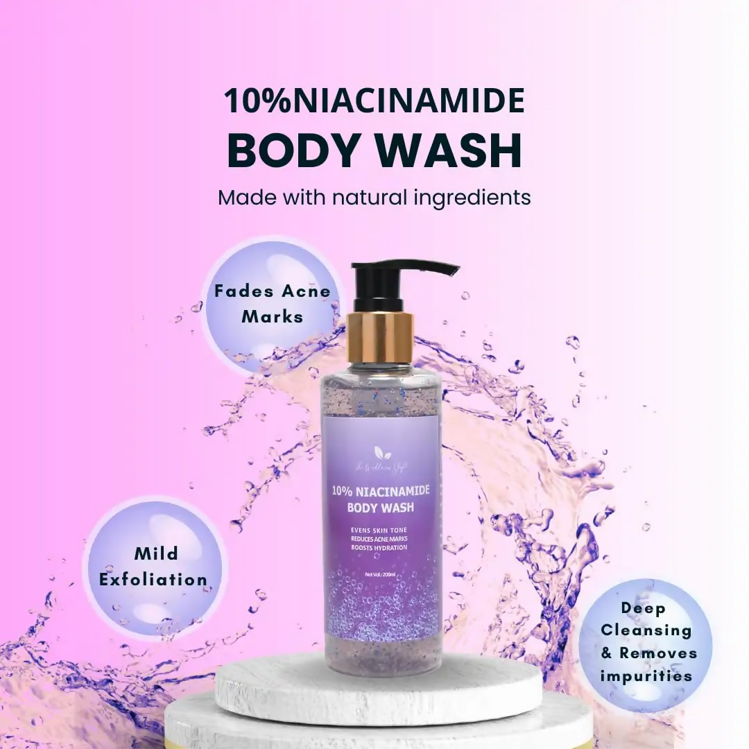 The Wellness Shop 10% Niacinamide Body Wash | Grocsy
