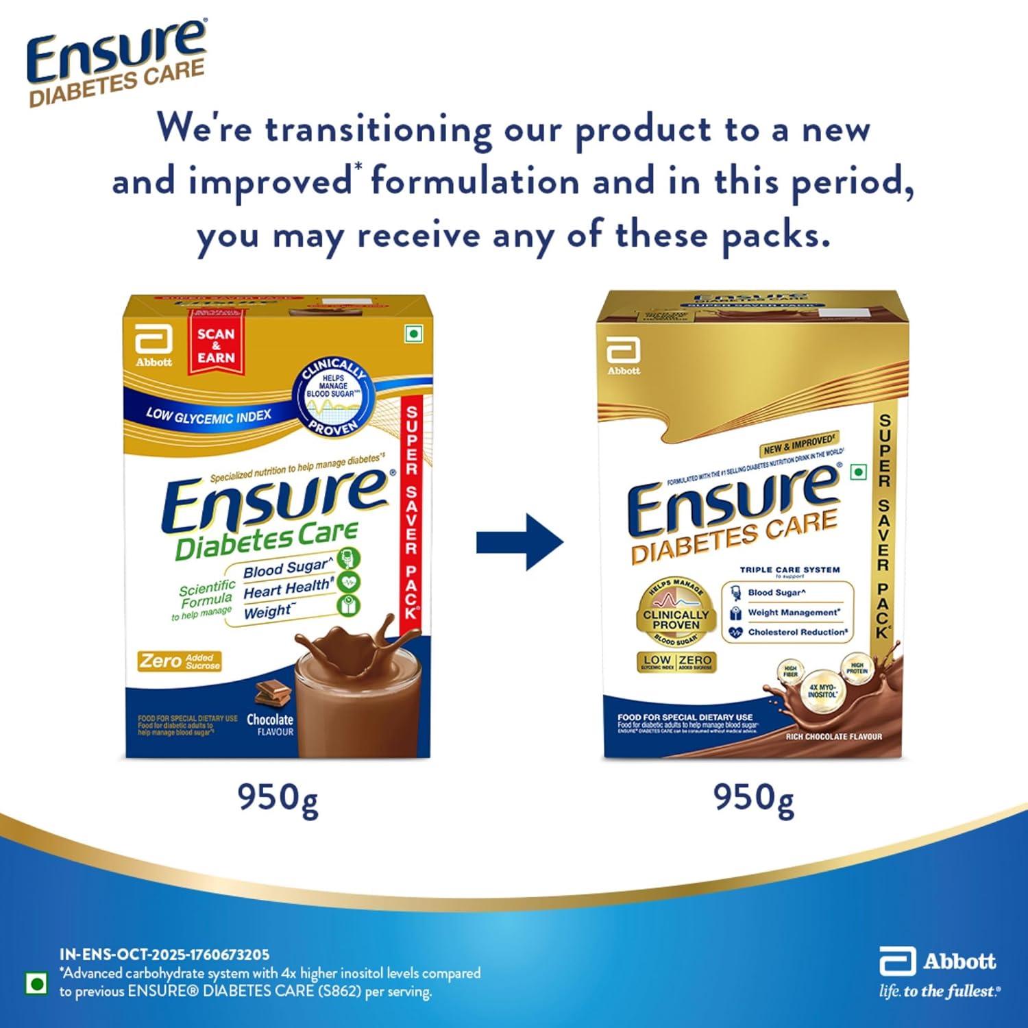 Ensure Diabetes Care Powder Chocolate Flavour | Grocsy