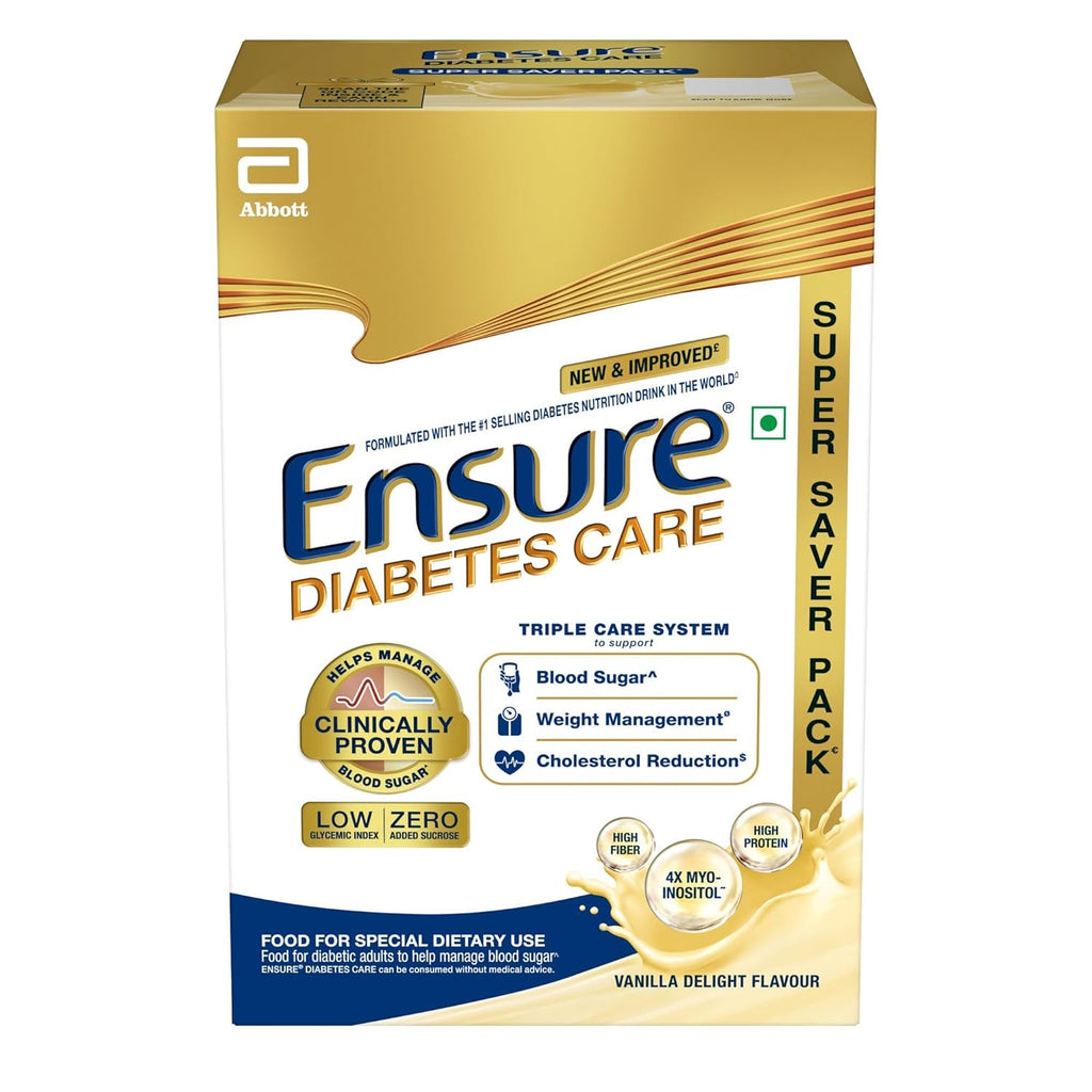 Ensure Diabetes Care Powder Vanilla Flavour - Sugar Free Health Drink | Grocsy