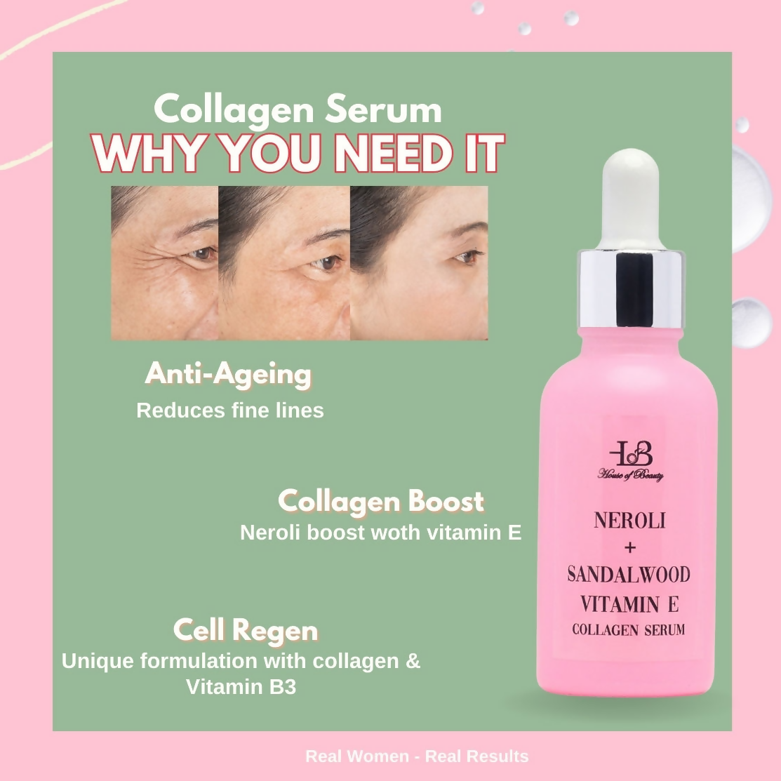 House of Beauty Collagen Serum With Vitamin E | Grocsy