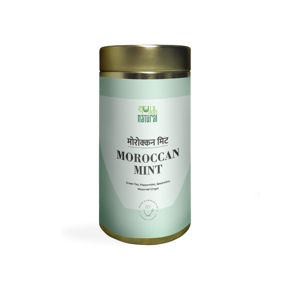 Shuddh Natural Moroccan Mint Green Tea | Grocsy