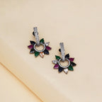 Dual Detachable Multi Loop Earrings- Ruby Raang