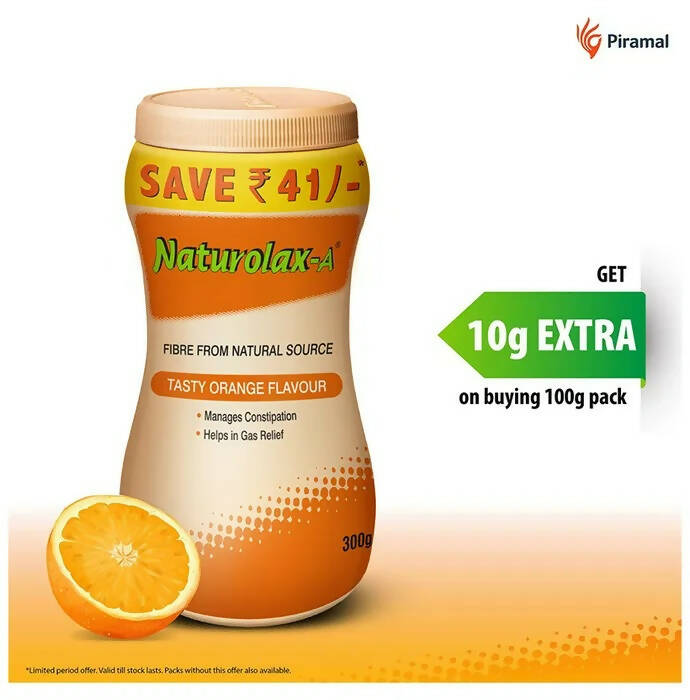 Piramal Naturolax -A Powder Tasty Orange | Grocsy