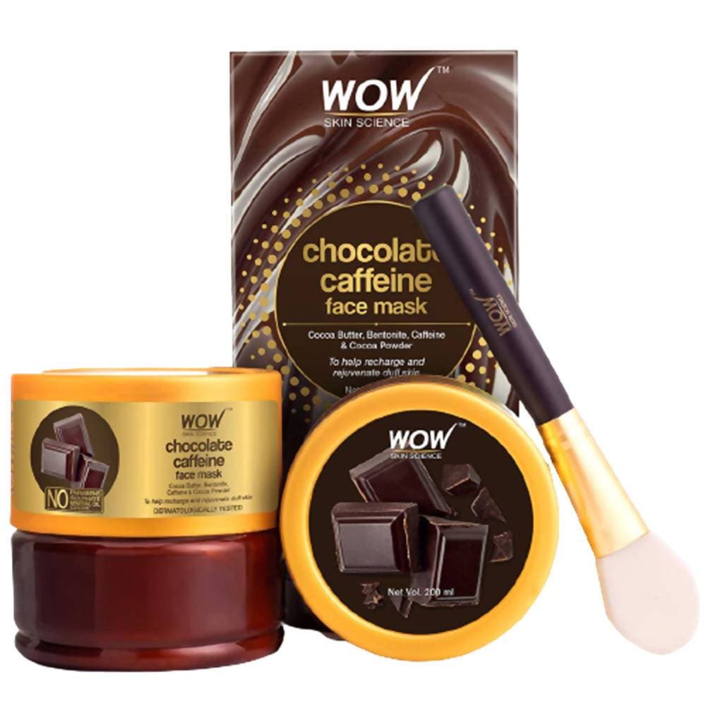 Wow Skin Science Chocolate Caffeine Face Mask | Grocsy
