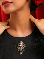 Ruby Raang Emerald Grace Brooch | Grocsy