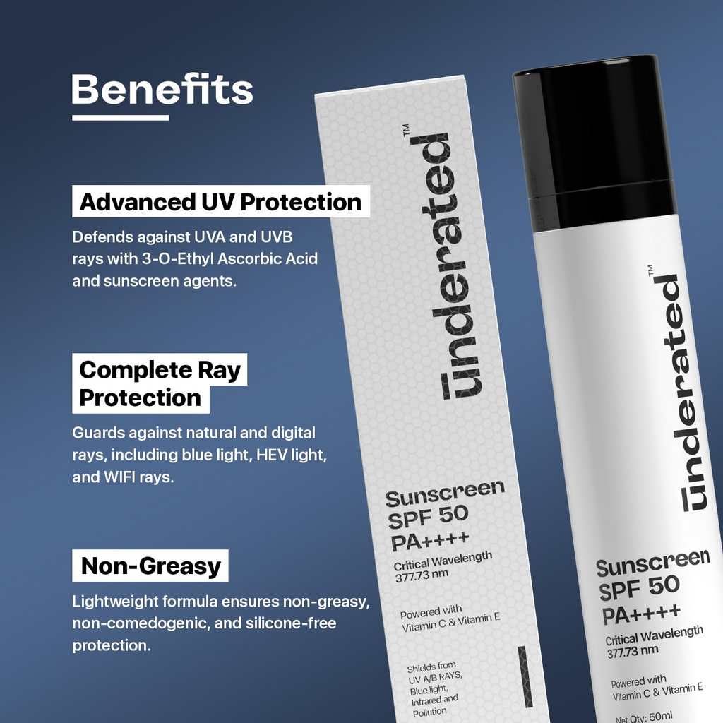 Underated Sunscreen SPF 50 PA++++ | Grocsy