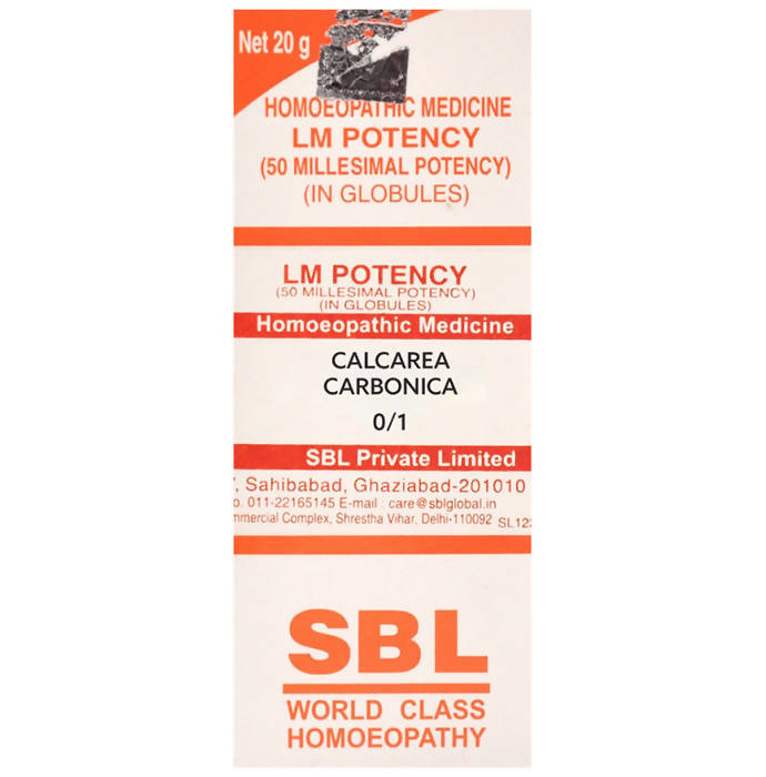 SBL Homeopathy Calcarea Carbonica LM Potency | Grocsy