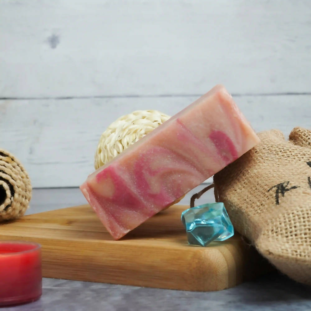 The Wellness Shop Rose And Saffron Facial Soap | Grocsy
