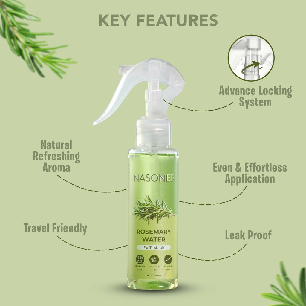 Nasoneb Rosemary Water Spray For Hair Growth | Grocsy