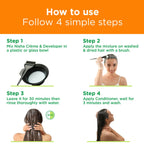 Nisha Creme Hair Color for Women & Men - Natural Brown | Grocsy